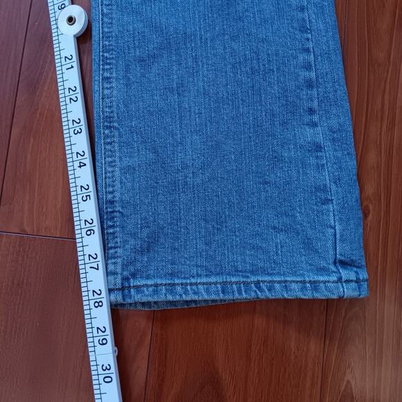 Levi Strauss Signature Jeans Blue Stretch Mid Rise Boot Cut Womens 28x30 Denim - Picture 9 of 10